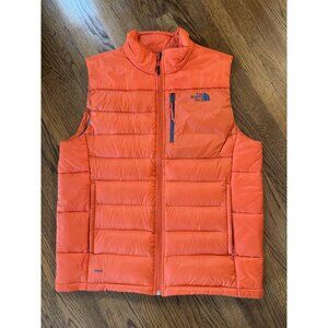 The North Face Men's Orange 550 Down Vest Size Large